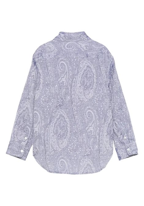 Camicia con stampa paisley ETRO KIDS | GX5P10 P0472651